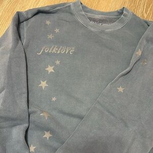 taylor swift folklore stars around my scars sweatshirt ⭐️ size large